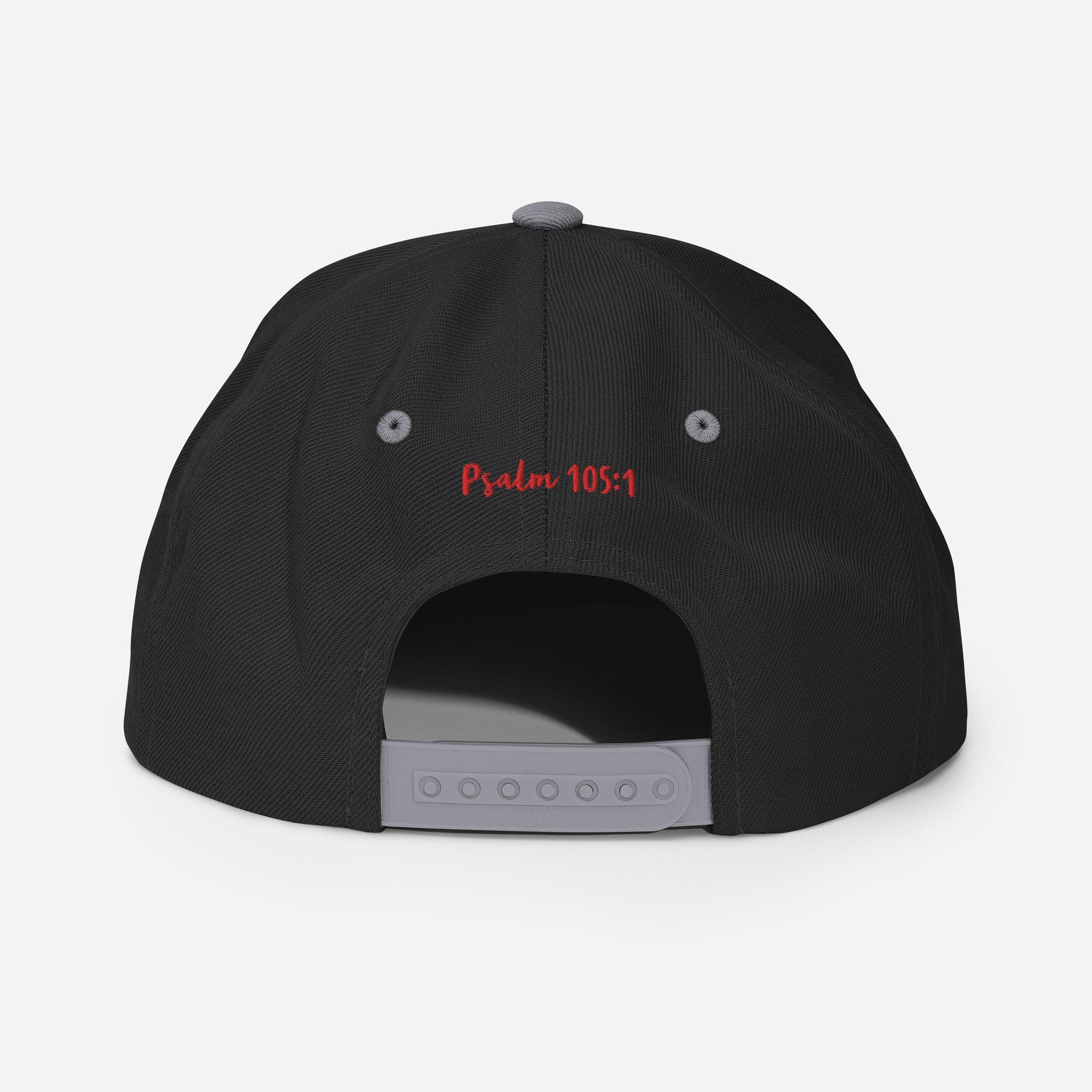 Yadah Embroidered Snapback Baseball Hat - Red and Blue