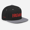 Yadah Embroidered Snapback Baseball Hat - Red and Blue