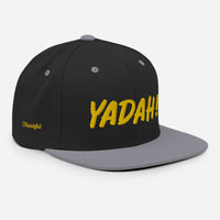 Yadah Embroidered Snapback Baseball Hat - Gold