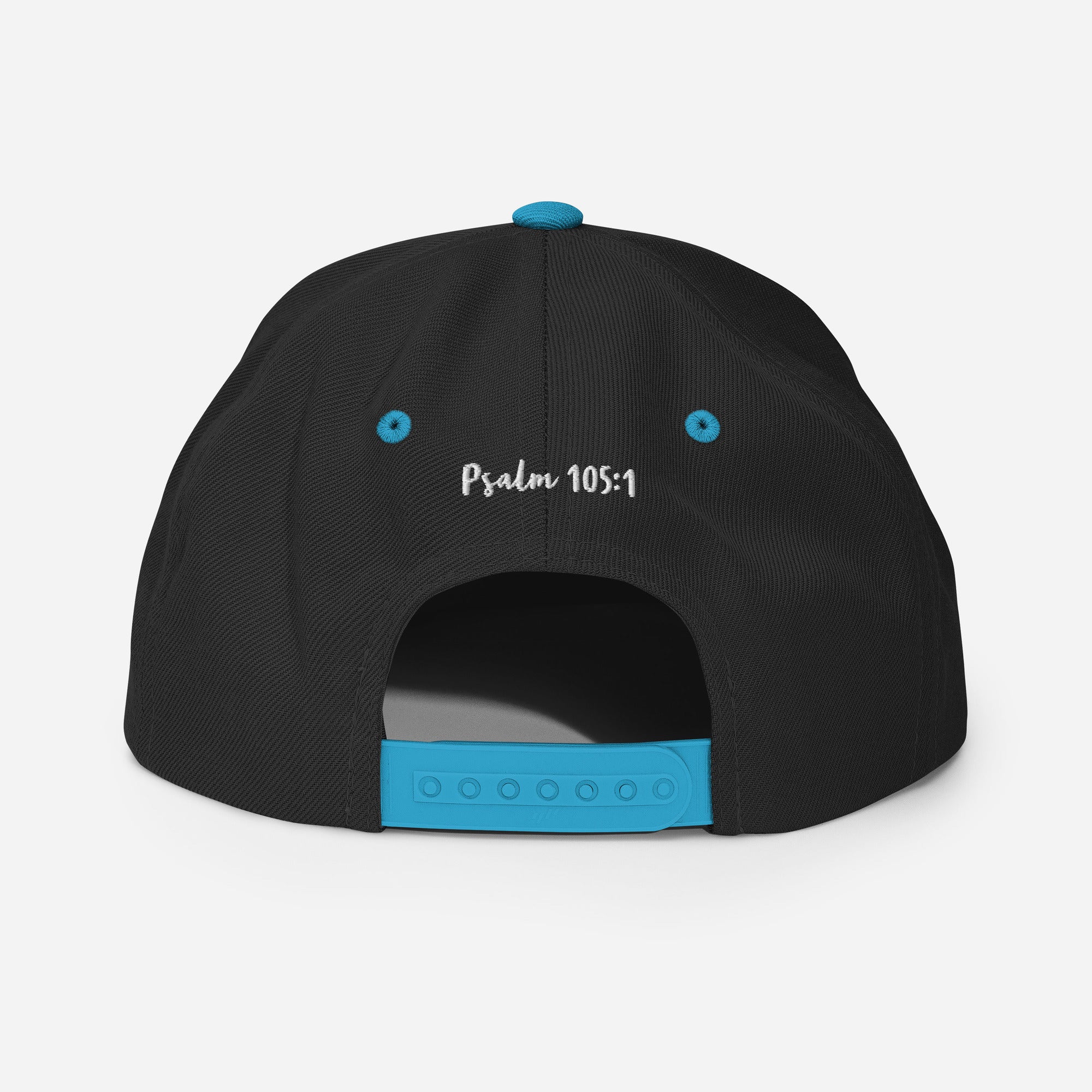 Yadah Embroidered Snapback Baseball Hat - White