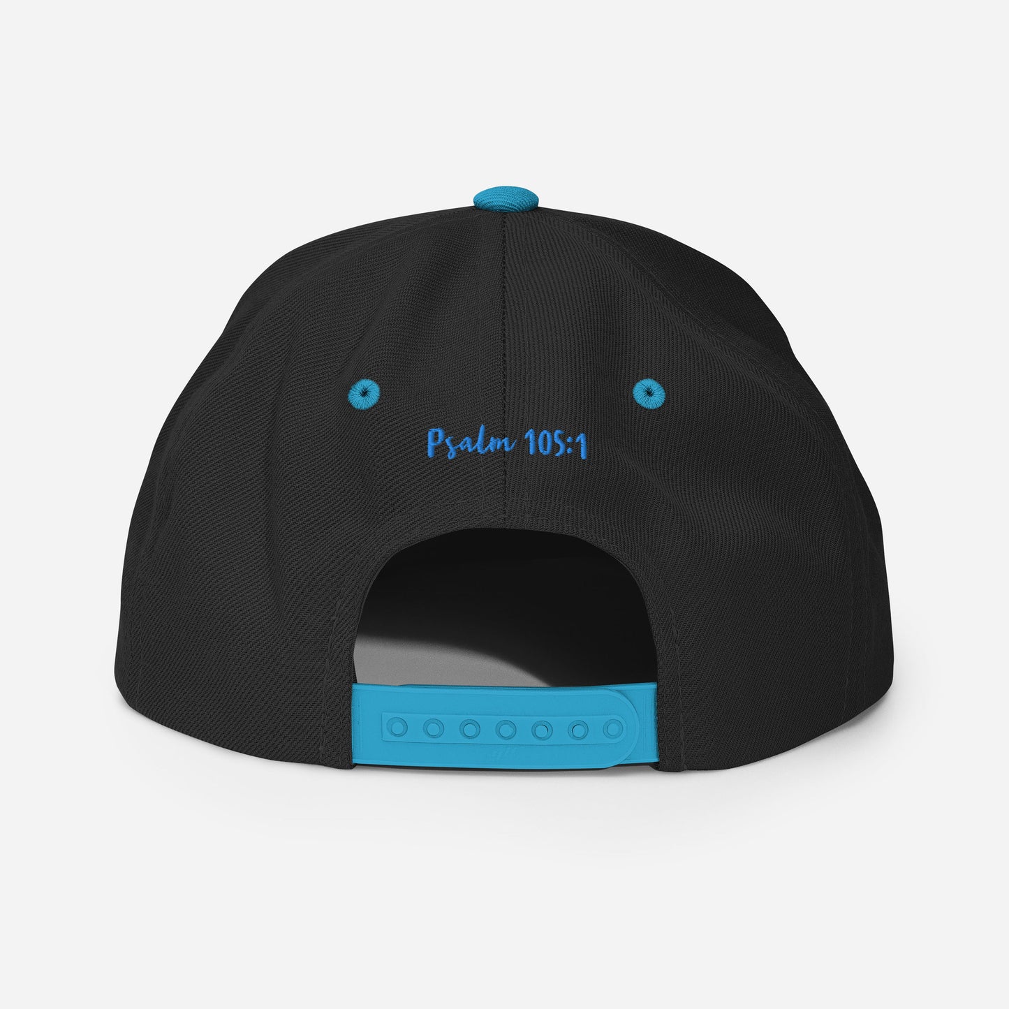 Yadah Embroidered Snapback Baseball Hat - Red and Blue