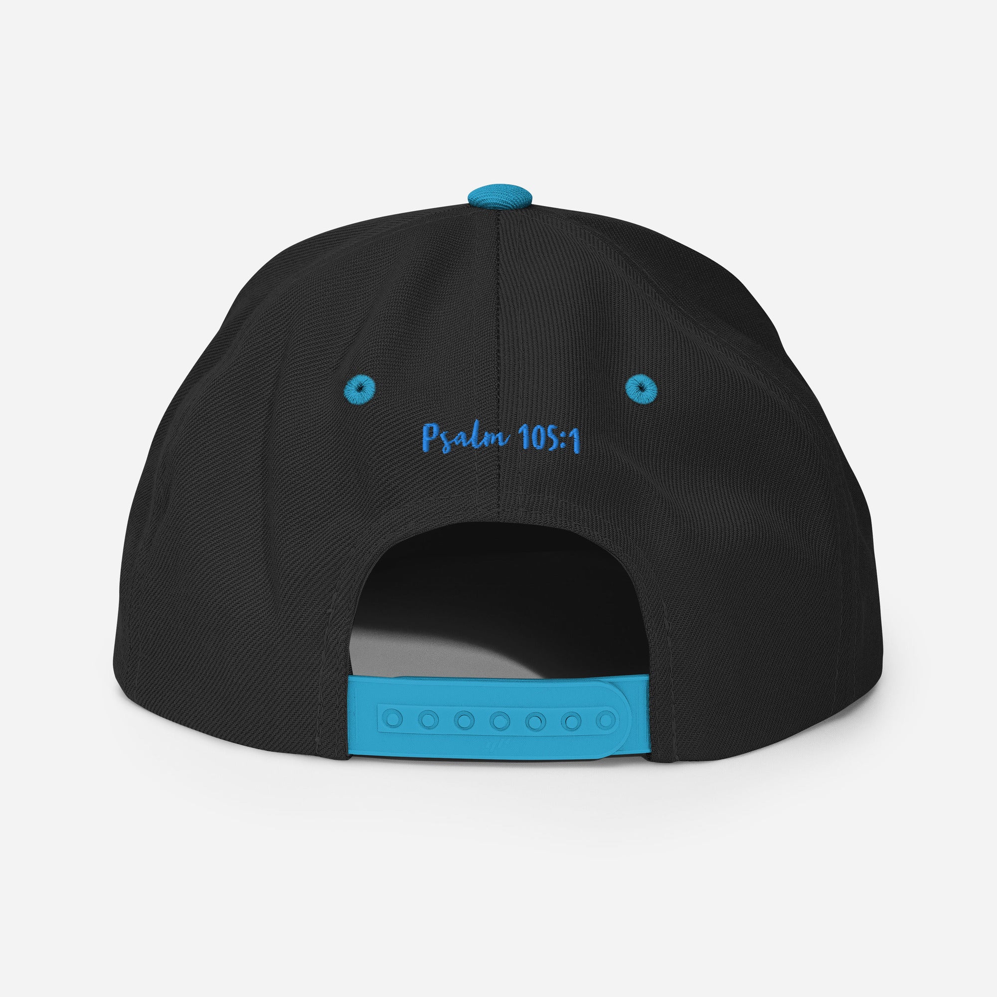 Yadah Embroidered Snapback Baseball Hat - Red and Blue