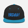 Yadah Embroidered Snapback Baseball Hat - Red and Blue
