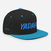 Yadah Embroidered Snapback Baseball Hat - Red and Blue