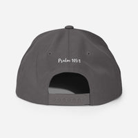 Yadah Embroidered Snapback Baseball Hat - White