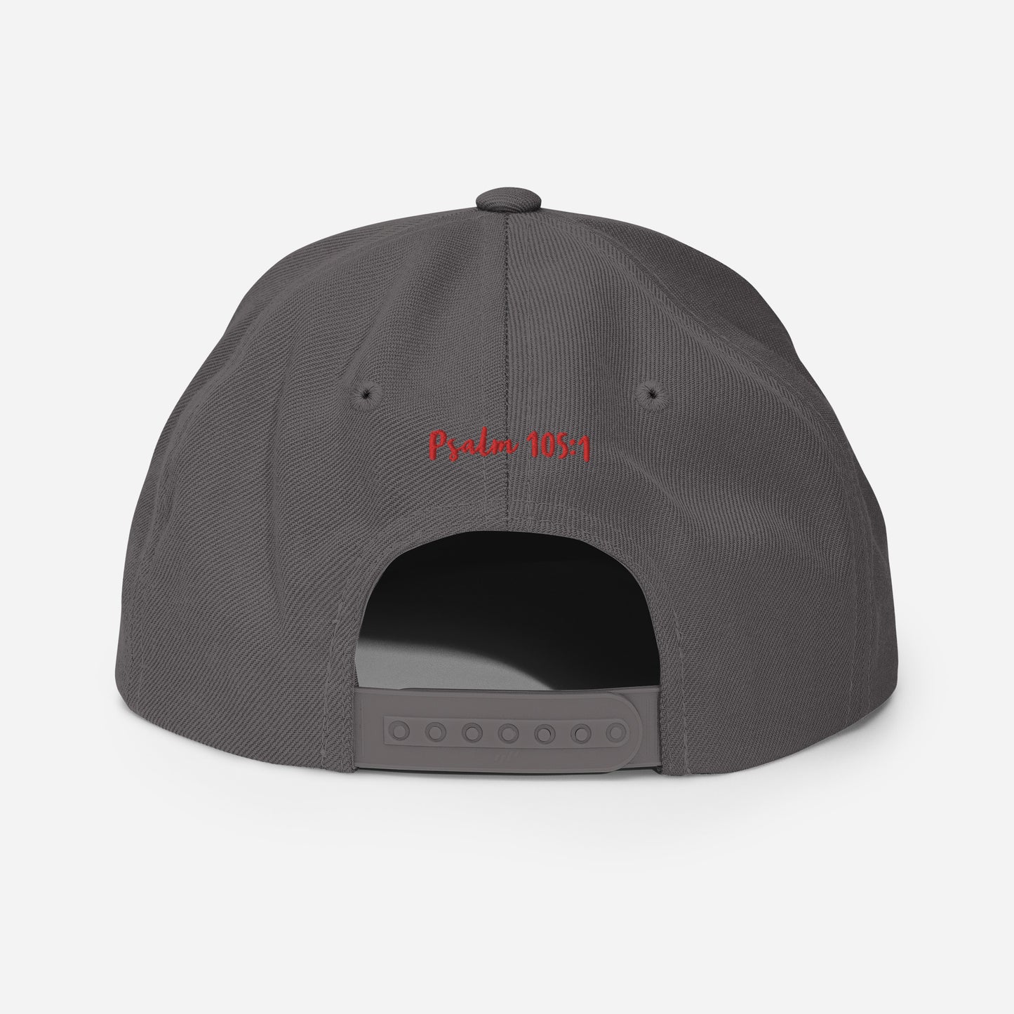Yadah Embroidered Snapback Baseball Hat - Red and Blue