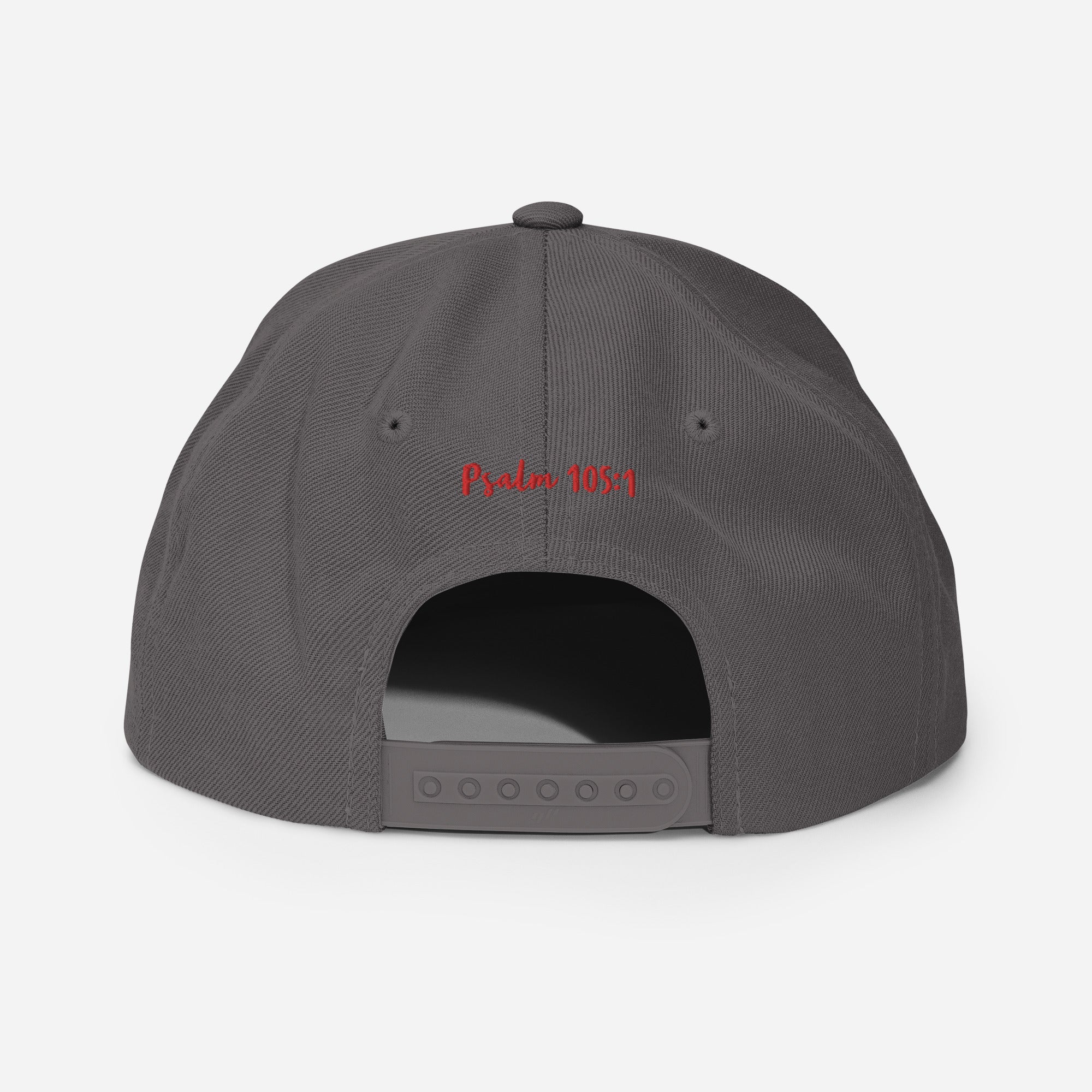 Yadah Embroidered Snapback Baseball Hat - Red and Blue