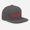 Yadah Embroidered Snapback Baseball Hat - Red and Blue