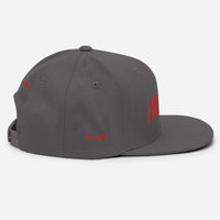 Yadah Embroidered Snapback Baseball Hat - Red and Blue