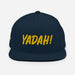 Yadah Embroidered Snapback Baseball Hat - Gold