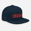 Yadah Embroidered Snapback Baseball Hat - Red and Blue