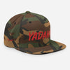 Yadah Embroidered Snapback Baseball Hat - Red and Blue