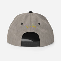 Yadah Embroidered Snapback Baseball Hat - Gold