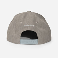 Yadah Embroidered Snapback Baseball Hat - White
