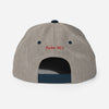 Yadah Embroidered Snapback Baseball Hat - Red and Blue