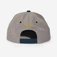 Yadah Embroidered Snapback Baseball Hat - Gold