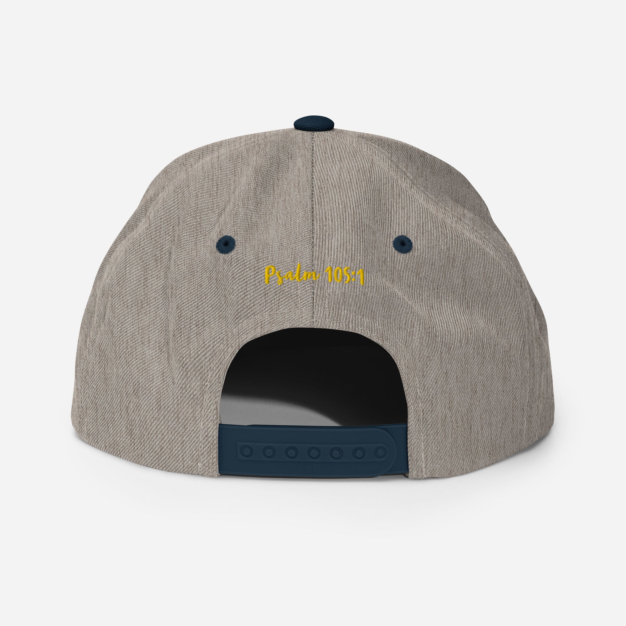 Yadah Embroidered Snapback Baseball Hat - Gold