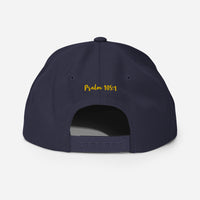 Yadah Embroidered Snapback Baseball Hat - Gold