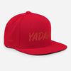 Yadah Embroidered Snapback Baseball Hat - Red and Blue
