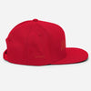 Yadah Embroidered Snapback Baseball Hat - Red and Blue