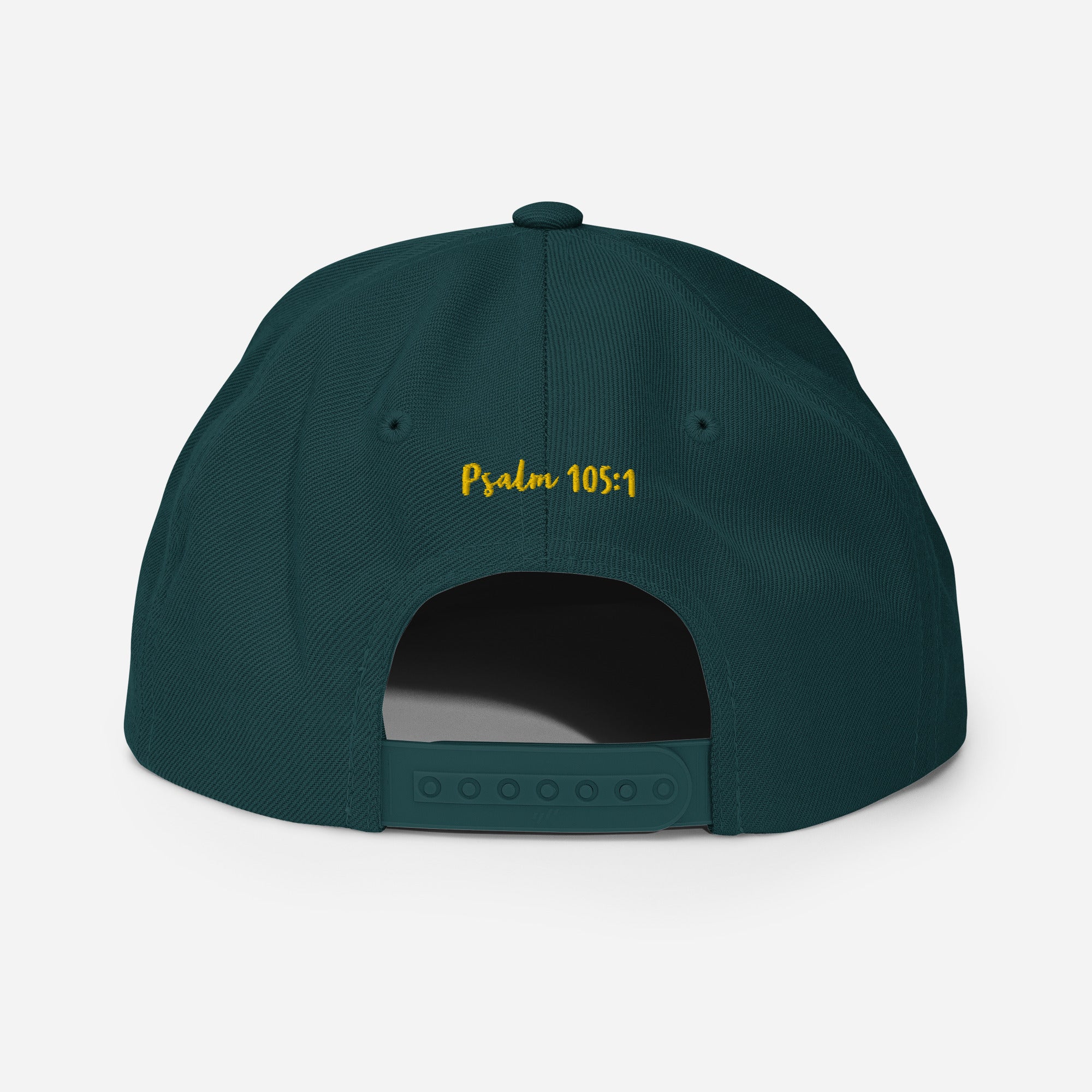 Yadah Embroidered Snapback Baseball Hat - Gold