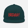 Yadah Embroidered Snapback Baseball Hat - Red and Blue