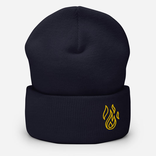 Holy Spirit Empowered Beanie | Embroidered Flame