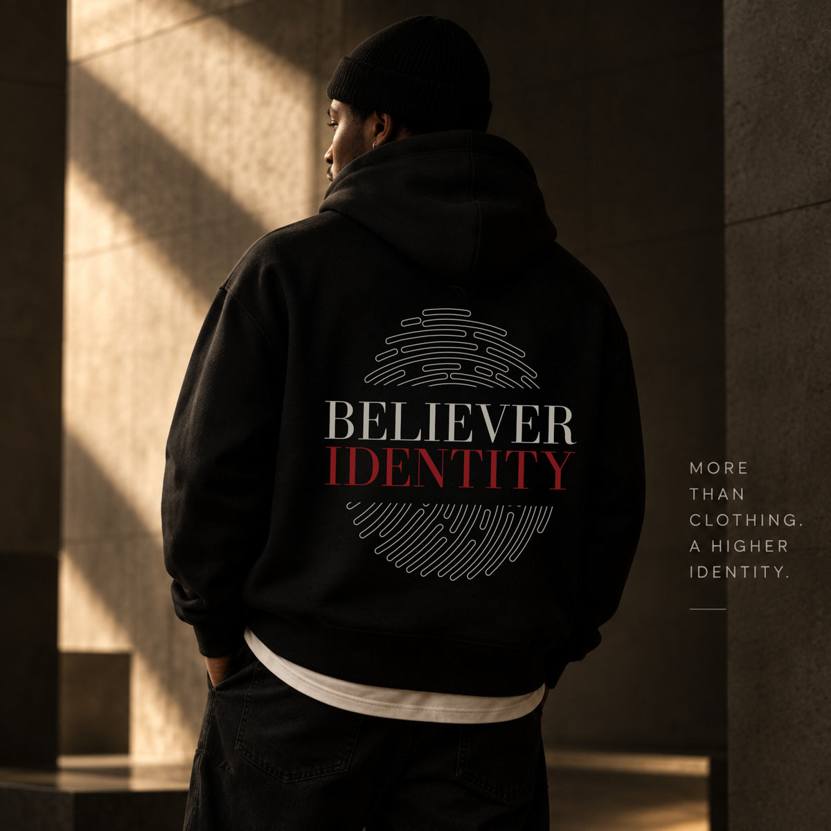 BELIEVER IDENTITY | Heavyweight Drop-Shoulder Hoodie