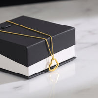 Forever Cherished Heart Necklace | 1 John 4:19 Faith Jewelry Gift