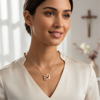 Heart to Heart Necklace | Jeremiah 31:3 Faith Jewelry Gift