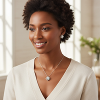 Not Easily Broken Love Knot Necklace & Earring Set | Faith-Inspired Jewelry Gift