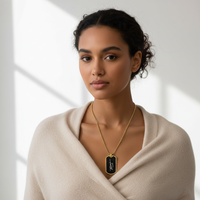 Faith Dog Tag Necklace | Personalized Christian Gift Unisex USA