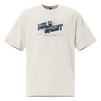 Holy Ghost Saving Souls Embroidered Oversized Faded T-Shirt