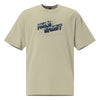 Holy Ghost Saving Souls Embroidered Oversized Faded T-Shirt