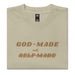God-Made, Not Self Made Embroidered Oversized Faded T-Shirt