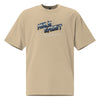 Holy Ghost Saving Souls Embroidered Oversized Faded T-Shirt