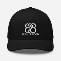Romans 828 3D Puff Trucker Hat