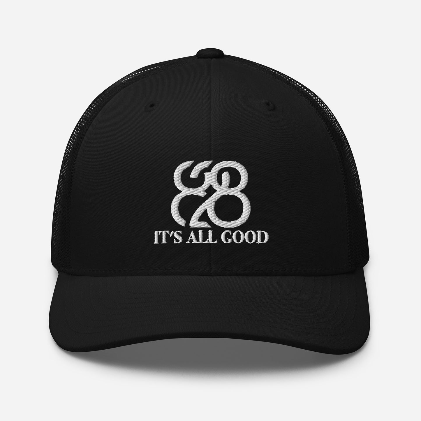 Romans 828 3D Puff Trucker Hat