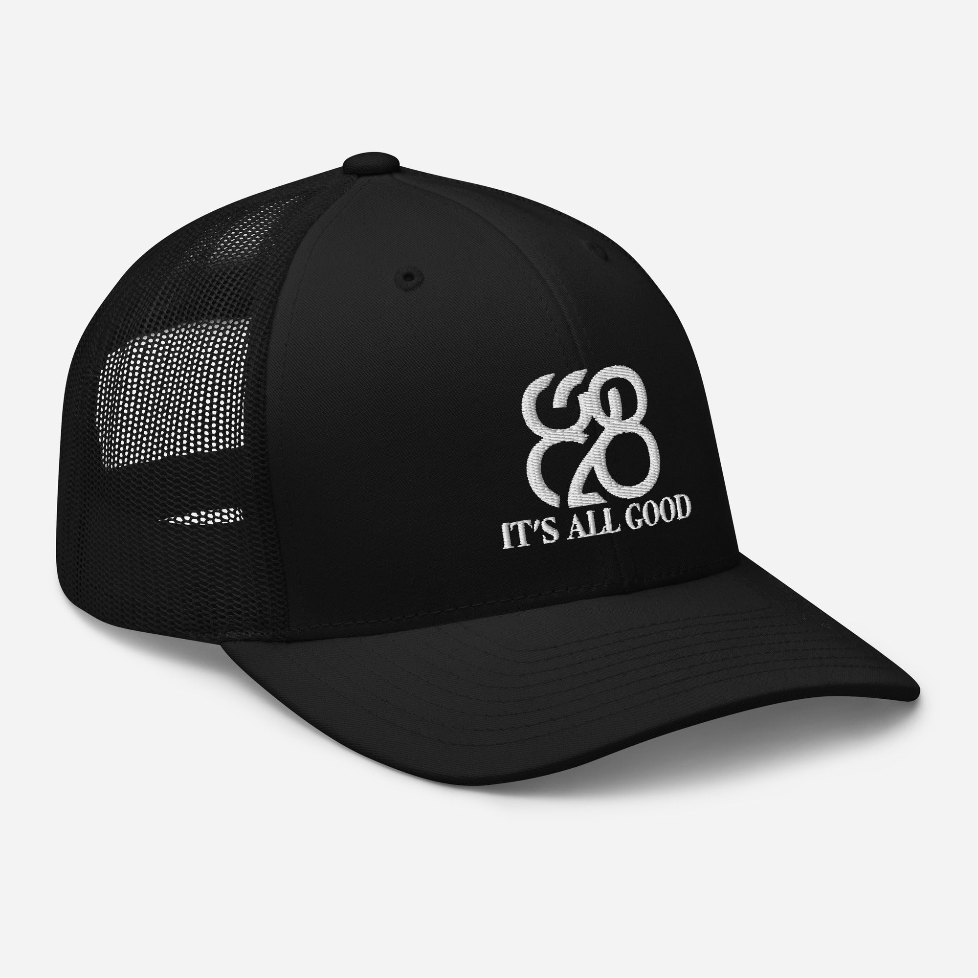 Romans 828 3D Puff Trucker Hat