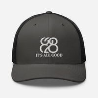 Romans 828 3D Puff Trucker Hat