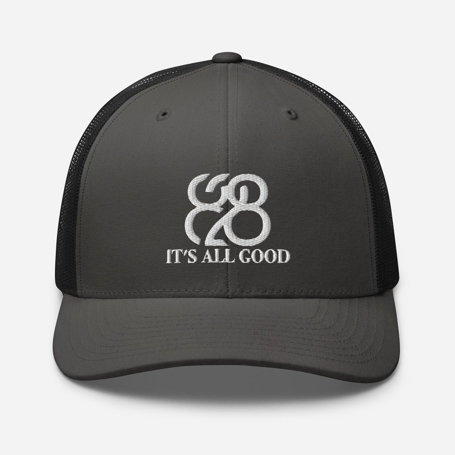 Romans 828 3D Puff Trucker Hat
