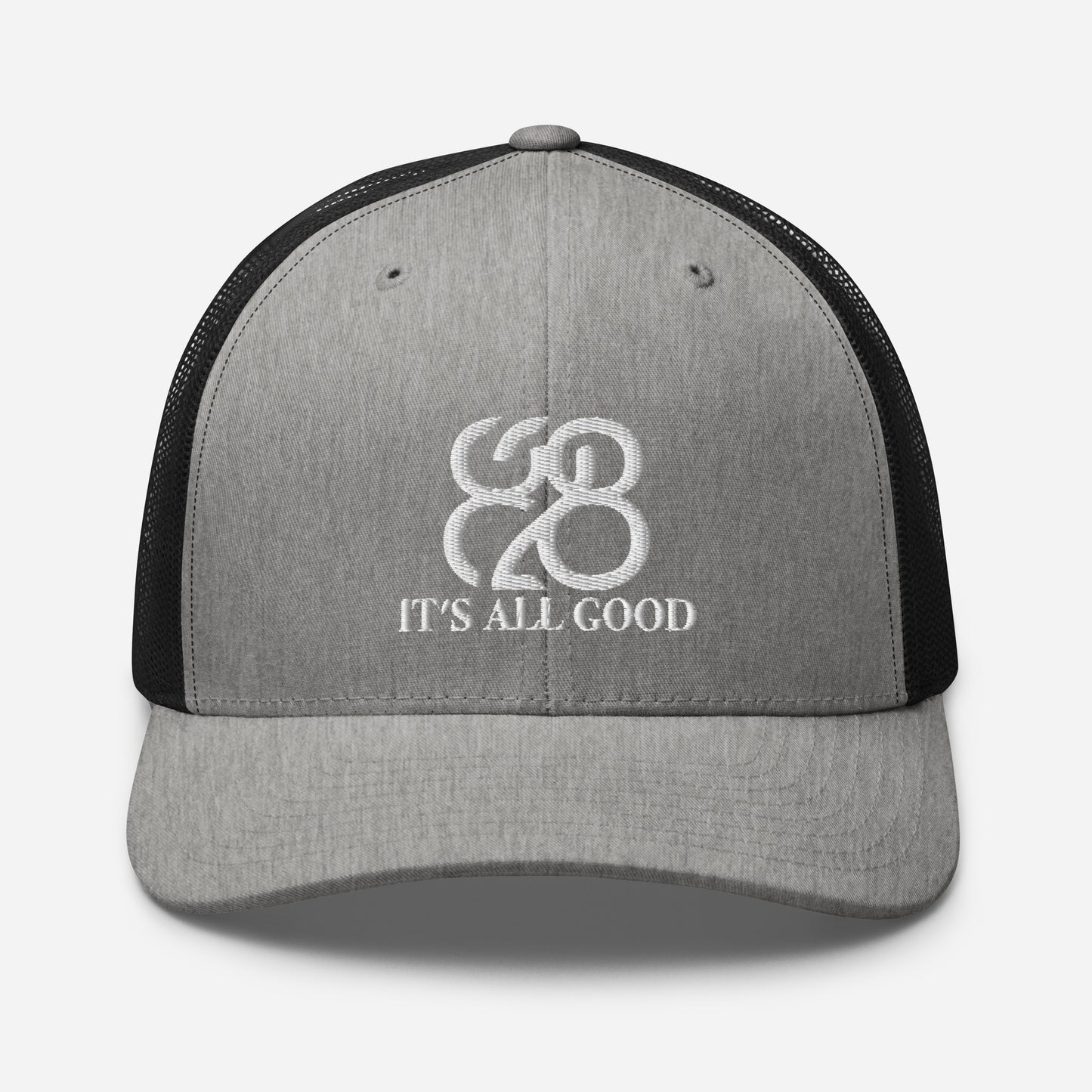 Romans 828 3D Puff Trucker Hat