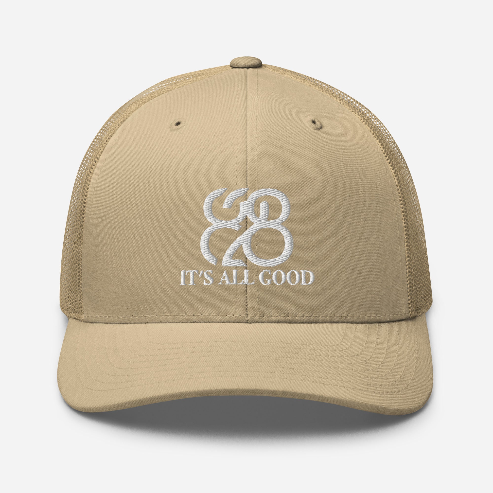 Romans 828 3D Puff Trucker Hat