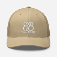 Romans 828 3D Puff Trucker Hat