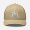 Romans 828 3D Puff Trucker Hat