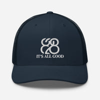 Romans 828 3D Puff Trucker Hat