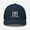 Romans 828 3D Puff Trucker Hat
