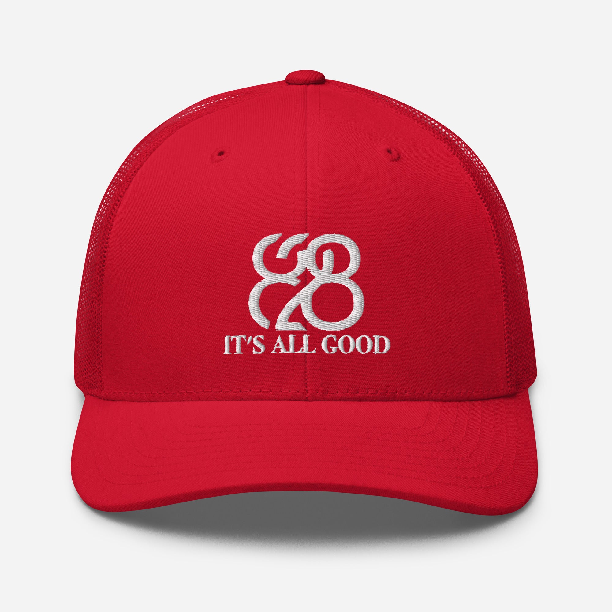 Romans 828 3D Puff Trucker Hat