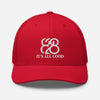 Romans 828 3D Puff Trucker Hat