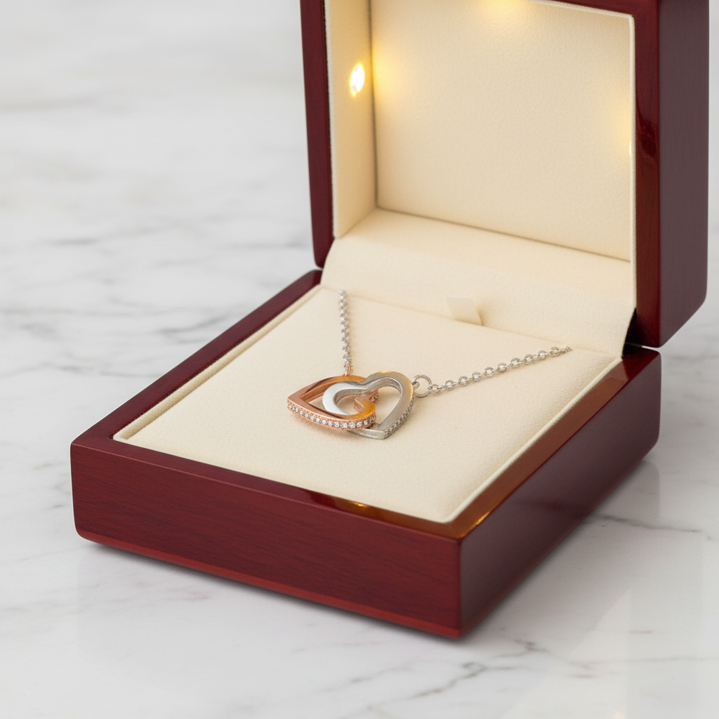 Heart to Heart Necklace | Jeremiah 31:3 Faith Jewelry Gift